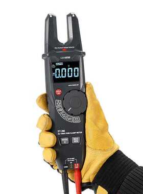 华盛昌CEM数字钳形表DT-390高精度真有效值全自动数显电流表
