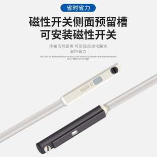 CY1S无杆气缸磁偶式RMT带导轨CDY1S10/15/20/25/32-200/300/500