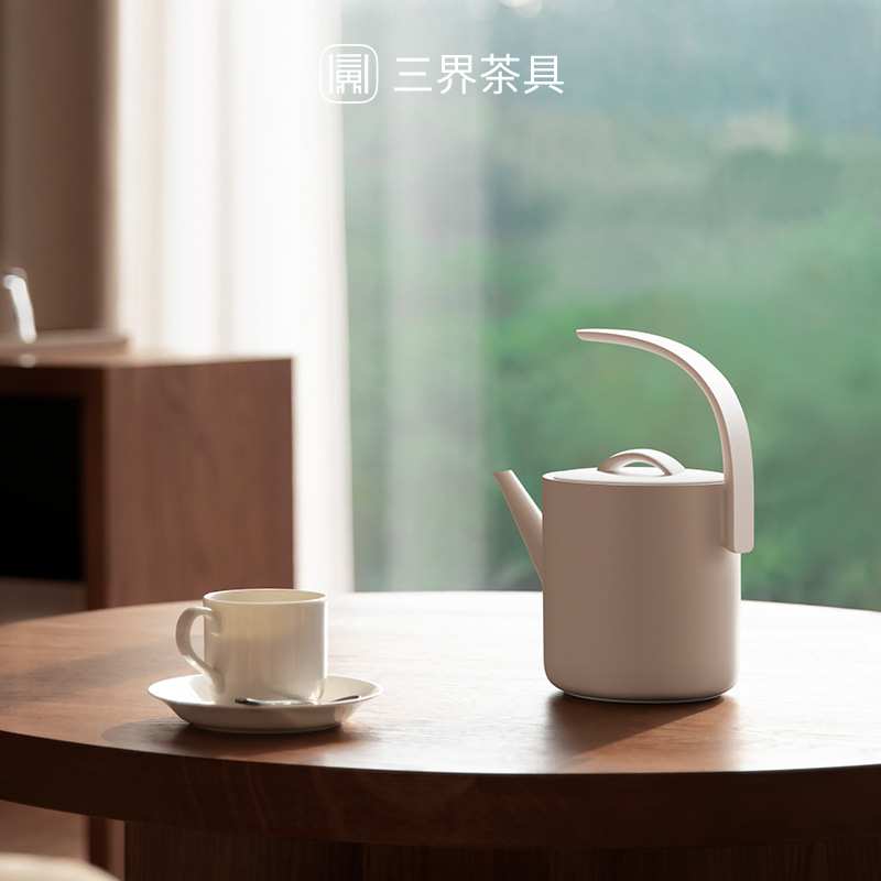 三界D1茶具烧水壶电热水壶家用提梁煮茶壶随手泡茶壶煮茶器不锈钢
