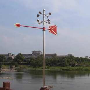 风向标夜光反光不锈钢户外旋转屋顶风速仪金属标准化工过安检验厂