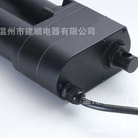 7000n推力电动推杆线性执行器工业推杆金属齿轮行程100mm厂家伸缩