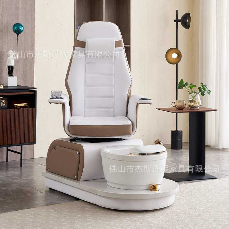 欧美足疗美甲沙发美甲美睫泡脚修脚按摩足浴沐足椅可旋转沙龙店用