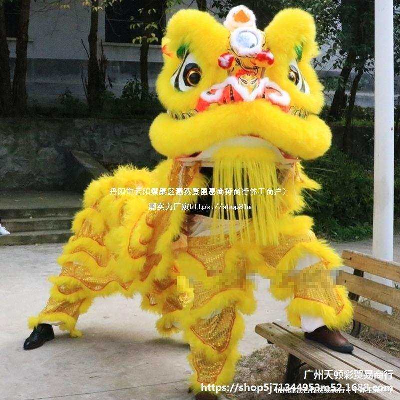 成人舞狮道具整套舞狮子佛山舞狮醒狮用品南狮醒狮头全套双人单人
