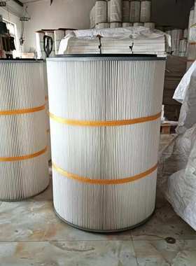 滤百全P191920阻燃除尘滤芯木浆纤维滤筒椭圆空气耐高温