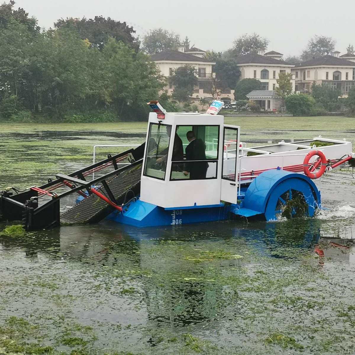 河道保洁船 清漂船 全自动割草船厂家 水草水葫芦打捞船 清渣船