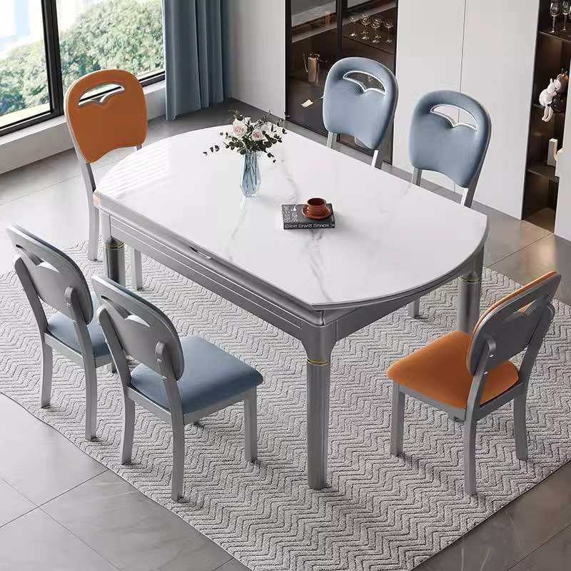 岩板餐桌椅组合现代高端方圆两用家用小户型折叠伸缩饭桌,玩具/童车/益智/积木/模型,其它,淘宝优惠券,粉丝福利购,淘宝优惠卷