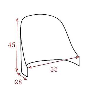 2318休闲餐椅系列弯曲胶合板弯板