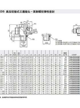 供应TH-R-KDS高压铰接式三通接头-英制螺纹弹性密封