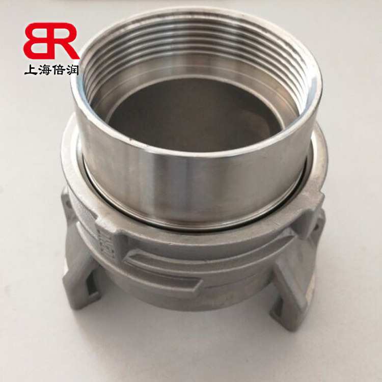 倍润法式带锁内螺接头堵头不锈钢工业接头法式快接