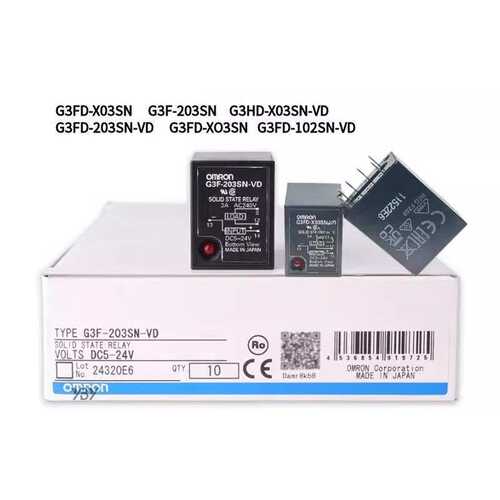 欧m龙固态继电器 G3FD-X03SN G3F-202SN G3FD-203SN-VD 102SN