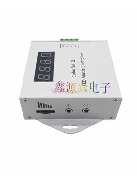 1903/6803/2811/2812IC幻彩全彩跑马LED灯条X1音乐控制器触摸声控