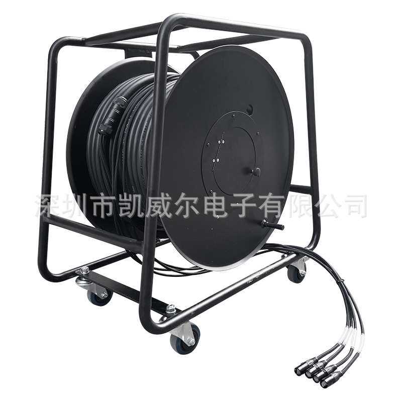 cat6a超六类4芯屏蔽复合网线 舞台音箱网线LED屏专用工程网线