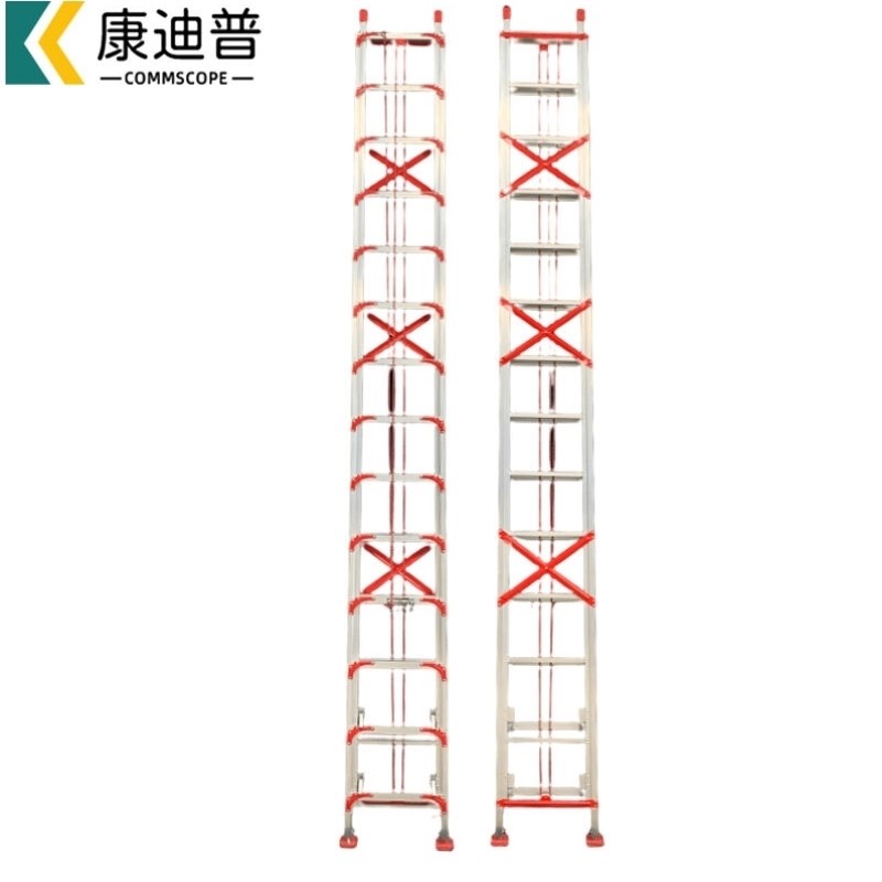 康迪普铝合金升降梯工程便携式伸B缩梯子户外云梯10米升级加厚款