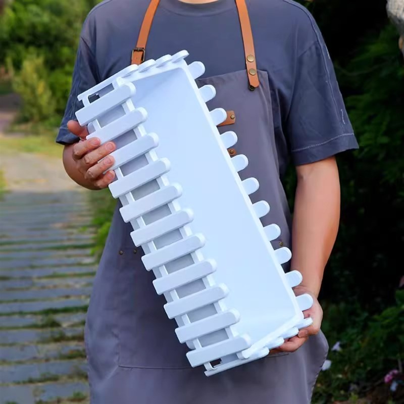 栅栏花盆特大号长方形花槽t围栏育苗种菜花箱花池护栏插花装饰造