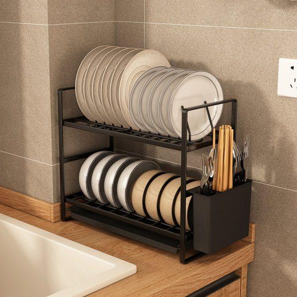 超窄厨房碗碟收纳架沥水晾碗架碗盘子碗筷洗碗餐具台面沥水架窄边,厨房/烹饪用具,微波炉置物架,淘宝优惠券,粉丝福利购,淘宝优惠卷