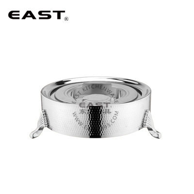 EAST不锈钢锤印暖菜锅架酒店款