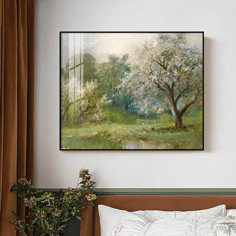 北欧风风景油画装饰画名人名作客厅餐厅壁画花朵静物卧室挂画摆画