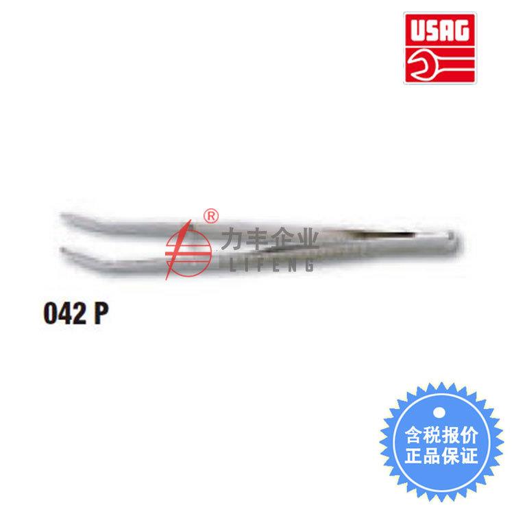 [含税]USAG乌沙克 尖形弯镊 042 P