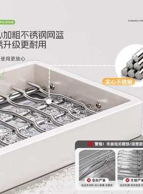 不锈钢厨房水置物架水池碗碟收纳放碗盘多功能洗碗池沥水架