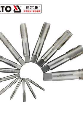 易尔拓(YATO)手用丝锥三件套 丝攻 攻丝攻螺纹工具 套丝全磨丝锥