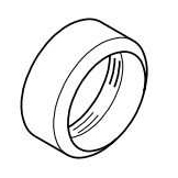 ABB选择开关镀铬前圈CA1-8078;10039305