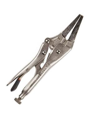 钢盾尖嘴带刃大力钳6.5''带刃大力钳固定钳长嘴大力钳s048006
