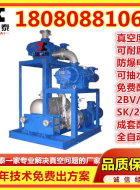 JZJ2B300-2.2.1真空机组ZJP300+50+70罗茨泵2BV5111水环真空系统