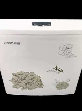 联塑WP02146双按节能冲水箱家用卫生间壁挂式蹲厕蹲坑大冲力水箱