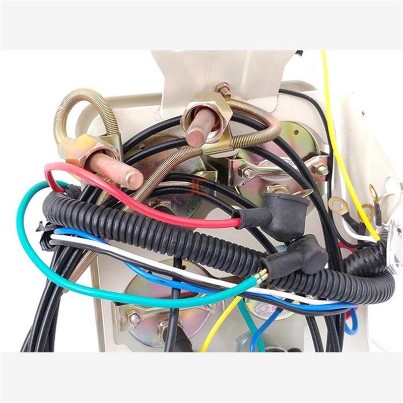 柴油发电机仪表盘总成直感水温油温 电流K 机油压力表启动控制开