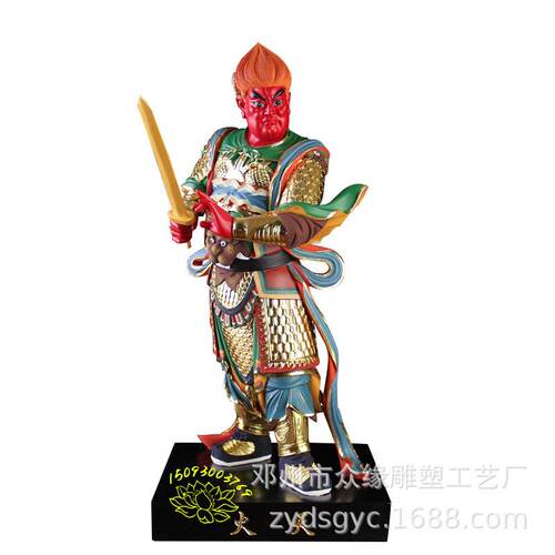 树脂雕塑人物神像厂家 鬼子母 摩利支天极彩神像 24诸天神像