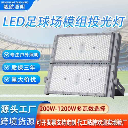 LED大功率投光灯模组隧道灯户外足球场广场工地高杆灯防水探照灯