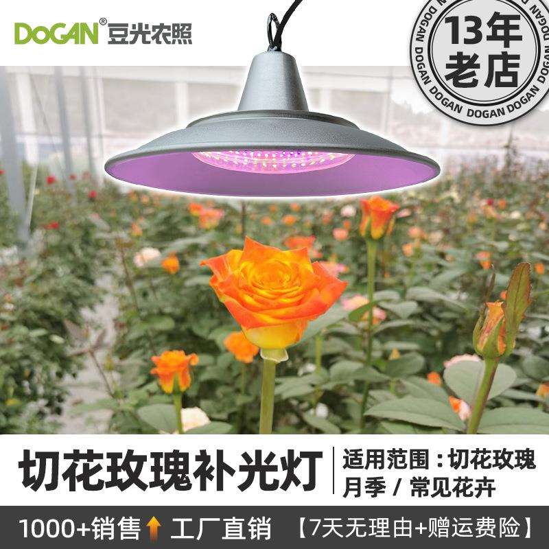 玫瑰月季种植补光灯 温室大棚家用防水植物灯LED全光谱植物生长灯