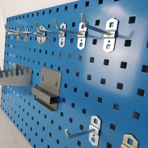 方孔五金工具墙挂板汽车维修店收纳架洞洞板挂钩配件广州厂家直供