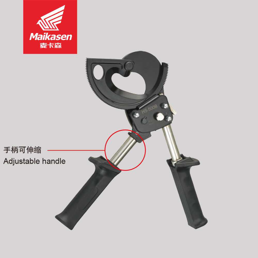 棘轮式电缆剪 VC-52A 电线裁断工具电缆钳线缆剪
