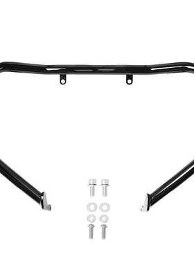 适用哈雷sportster s RH1250 运动者改装发动机前护杠 黑色保险杠