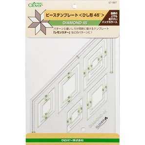 CLOVER #57-997 布片制图板（45°菱形）可乐牌,3C数码配件,USB灯,淘宝优惠券,粉丝福利购,淘宝优惠卷