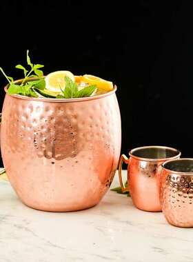 不锈钢304香槟冰桶3L5L酒吧KTV啤酒鼓形桶创意锤点红酒饮料冰镇桶