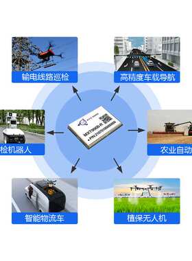 梦芯科技RTK双系统厘米级ZED-F9P高精度测量模块MXT906B-R 906AM