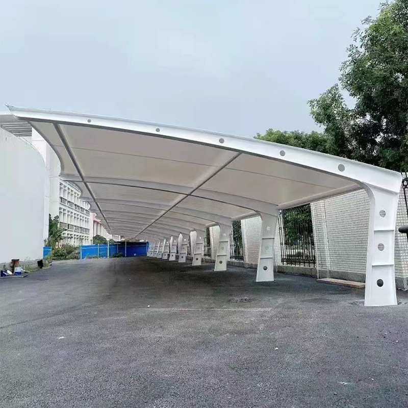7字梁花架梁充电桩膜结构太阳能光伏停车棚钢构钢梁热销爆款