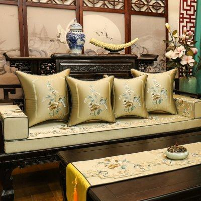 新古典实木中式坐垫红木沙发坐垫家具圈椅垫加厚防滑罗汉床垫定制,居家布艺,沙发垫,淘宝优惠券,粉丝福利购,淘宝优惠卷