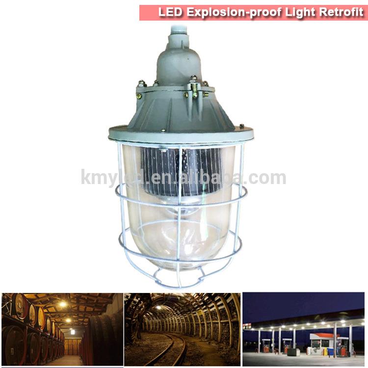 led防爆灯30w/40w/50w/60w/80w节能隔爆灯泡仓库马路弯直臂防爆灯
