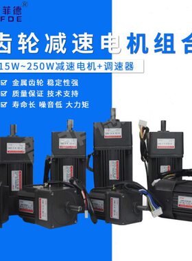 交/调速器w15250W40W/18WW250W20流09减速电机120WW0齿轮调速电机