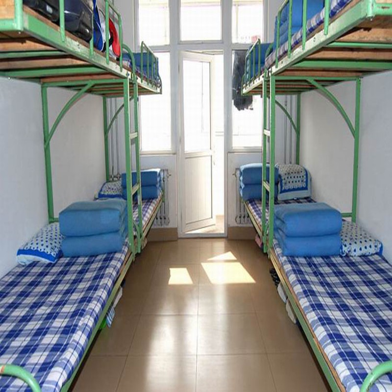 学校床上三件套学生宿舍上下铺单人格F子床单蓝色被罩枕套混拼床