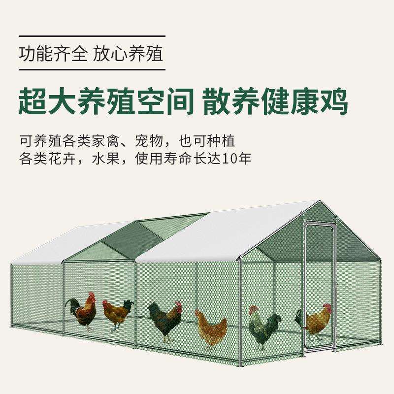 鸡笼子鸡棚家用养殖笼鸽笼大号特大孔雀养鸡笼子防老鼠蛇搭垒德株
