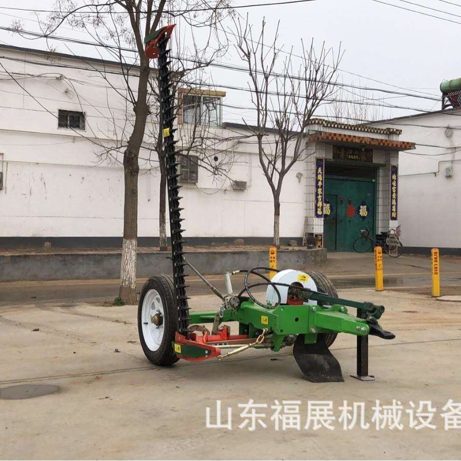 小四轮拖拉机带往复式割草机 农场手扶式除草机 荒地灭草机