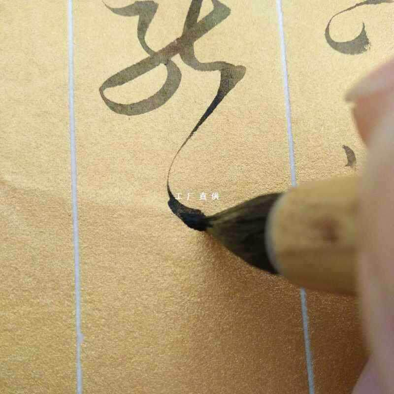 纯狼毫辽尾鸡距笔仿唐古法短锋蒜头雀头抄经蝇头写书谱小楷毛笔