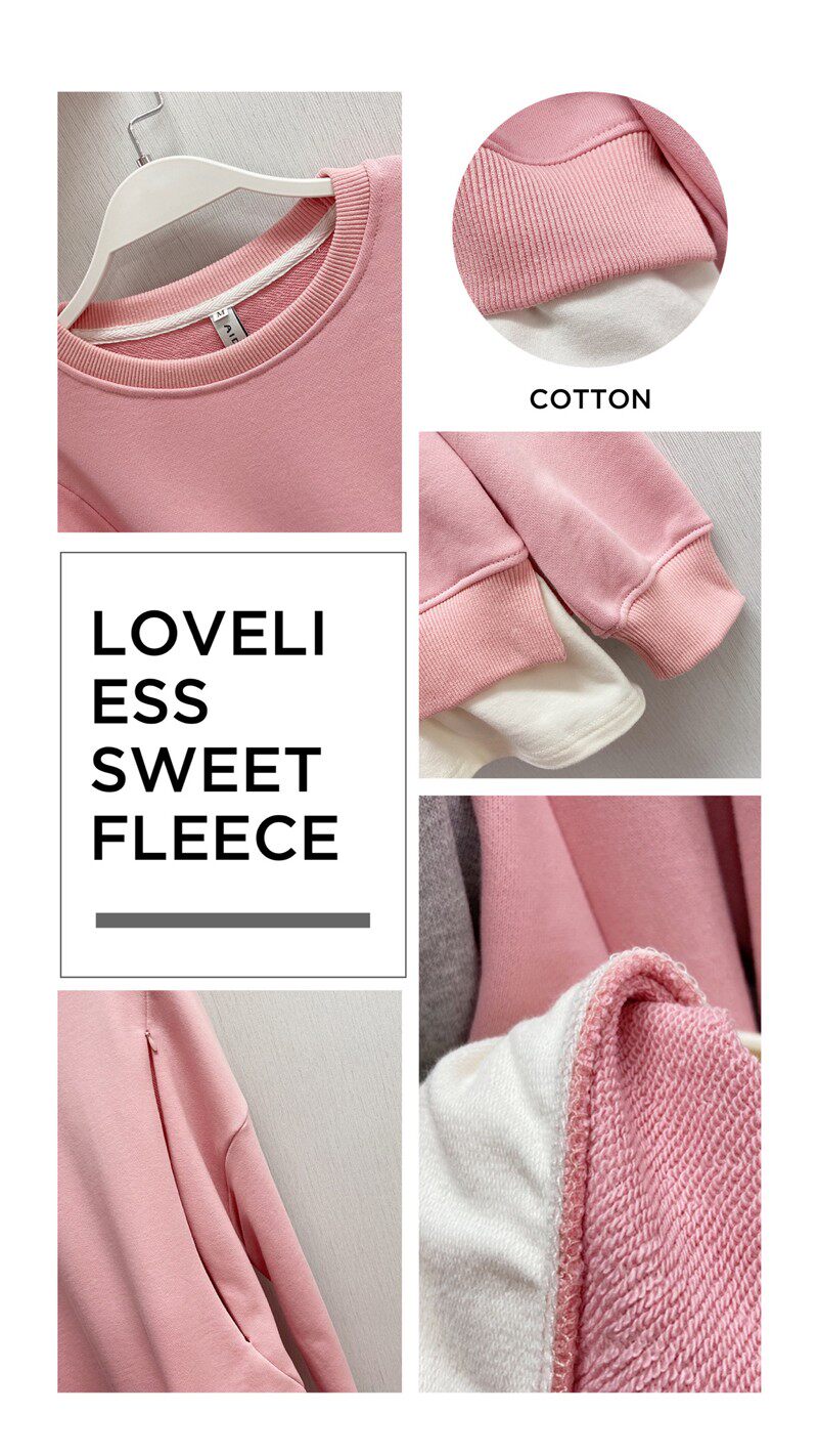 冬季加绒加厚秋冬装哺乳期外出上衣服外穿卫衣女装春秋装喂奶辣妈