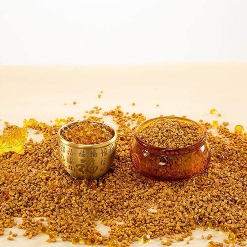 风水金财米水晶元宝摆件聚财黄水晶元宝招财摆件聚宝盆家用招财