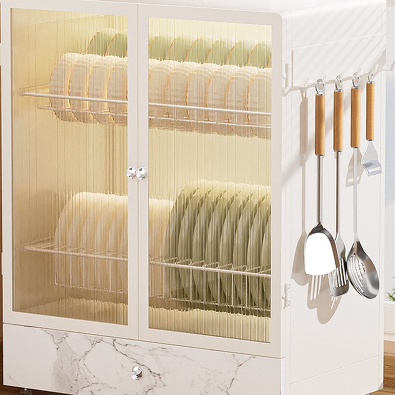 厨房碗碟收纳架台面放碗盘碗w筷沥水碗柜餐具收纳盒多功能置物架