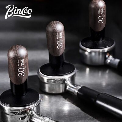 Bincoo30磅恒力压粉锤 意式咖啡压粉器51/58mm冲击粉锤咖啡压粉器